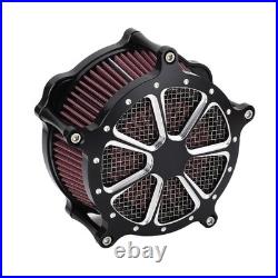 Motorcycle High Flow Air Intake Filter Air Cleaner With Cover For XL1200C 1200