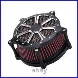 Motorcycle High Flow Air Intake Filter Air Cleaner With Cover For XL1200C 1200