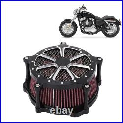 Motorcycle High Flow Air Intake Filter Air Cleaner With Cover For XL1200C Motorcycle High Flow Air Intake Filter Air Cleaner With Cover For XL1200C