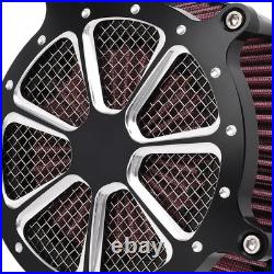 Motorcycle High Flow Air Intake Filter Air Cleaner With Cover For XL1200C Motorcycle High Flow Air Intake Filter Air Cleaner With Cover For XL1200C