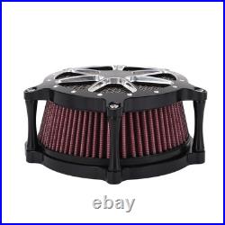 Motorcycle High Flow Air Intake Filter Air Cleaner With Cover For XL1200C Motorcycle High Flow Air Intake Filter Air Cleaner With Cover For XL1200C