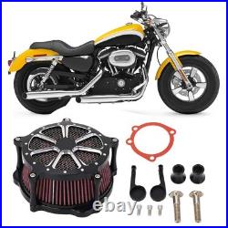 Motorcycle High Flow Air Intake Filter Air Cleaner With Cover For XL1200C Motorcycle High Flow Air Intake Filter Air Cleaner With Cover For XL1200C