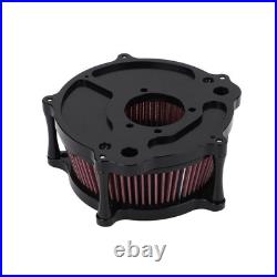 Motorcycle High Flow Air Intake Filter Air Cleaner With Cover For XL1200C Motorcycle High Flow Air Intake Filter Air Cleaner With Cover For XL1200C