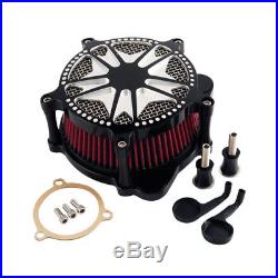 Motorcycle Motorbike Air Cleaner Intake Filter For Harley Touring Road King Stre