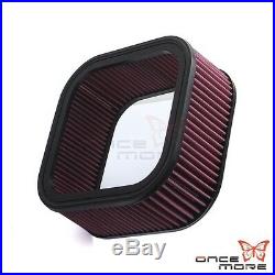 Motorcycle Red Air Cleaner Filter Custom Fit 2008 HARLEY VRSCAW V-ROD 69 CI