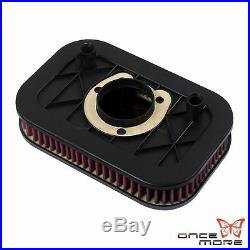 Motorcycle Red Air Cleaner Filter Custom For Harley Sportster 883 1200 2004-2013