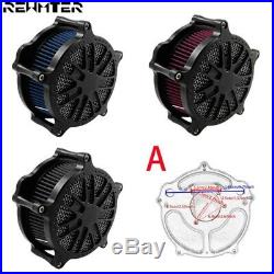 Motorcycle Red/Grey/Blue Air Cleaner Intake CNC Filter System For Harley XL Spor