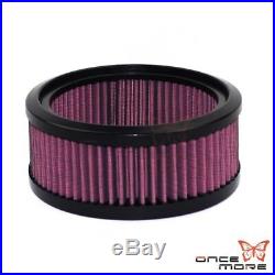 Motorcycle Red Intake Air Filter Cleaner For Harley S&S Super E & G Series Carbs