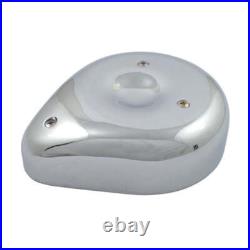 Motorcycle Storehouse Motorbike Teardrop Air Cleaner Assembly Chromed Aluminum