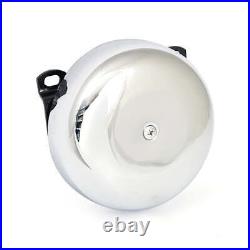 Motorcycle Storehouse Round CV Air Cleaner Assembly Chrome 7 Inch