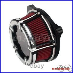 Motorcycle Turbine Air Filter Clarity Intake Cleaner For Harley Sportster XL 883