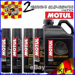 Motul A1 A2 C1 C3 P2 Air Filter Chain Brake Clean Lube Cleaner Fluid Oil MX Kit1