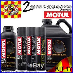 Motul A1 A3 C1 C3 P2 Air Filter Chain Brake Clean Lube Cleaner Fluid Oil Kit17