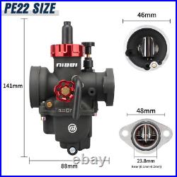 NIBBI 22mm Carburetor Air Filter For SSR Piranha Kazuma Xpro Pit Mini Dirt Bike