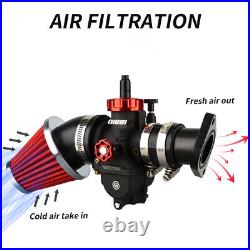 NIBBI PE24mm Carburetor Carb Air Filter Kit 125cc 150cc 196cc Dirt Pit Bike ATV