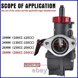 NIBBI PE28mm Flange Racing Carburettor Air Filter For 200cc 250cc Dirt Pit Bike NIBBI PE28mm Flange Racing Carburettor Air Filter For 200cc 250cc Dirt Pit Bike