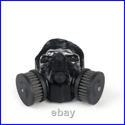 New Aluminum Skull Air Cleaner Filter Intake Kit For M8 Cruiser Models 2018-2024