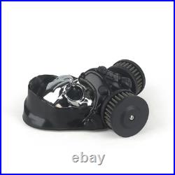 New Aluminum Skull Air Cleaner Filter Intake Kit For M8 Cruiser Models 2018-2024