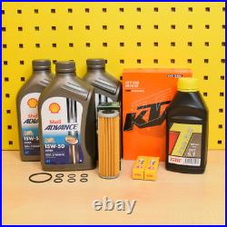 Oil Filter Original Air Filter NGK Shell Advance 15w50 For KTM 790 Duke Oil Filter Original Air Filter NGK Shell Advance 15w50 For KTM 790 Duke