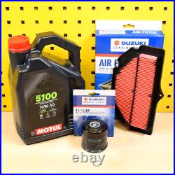 Original Oil Filter Air Filter Motul 5100 10W40 For Suzuki GSX-S 750 From 17