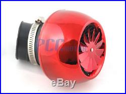 Performance Air Box Filter Motorcycle Scooter Go Kart GY6 49cc 50cc RED M AF42
