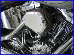 RK-3932 K&N Harley Davidson Intake Kit STREET METAL INTAKE SYSTEM FLARE KN Po