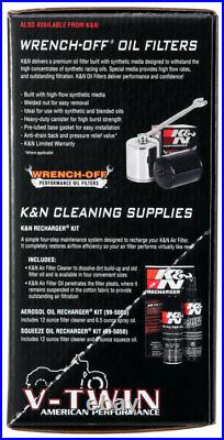 RK-3947B K&N Intake System-Harley Davidson STREET METAL INTAKE FLARE BLACK