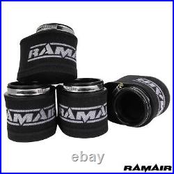 Ramair 4 x 52mm Motorcycle Air Pod Filters For 1988-1989 SUZUKI GSX600F KATANA