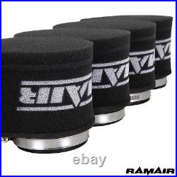 Ramair 4 x 52mm Motorcycle Air Pod Filters For 1988-1989 SUZUKI GSX600F KATANA