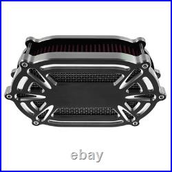 Retro Oval Air Cleaner Filter For Harley Touring 08-16 Dyna 2017 Softail 2016-17