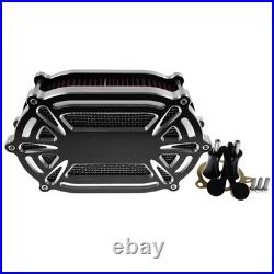 Retro Oval Air Cleaner Filter For Harley Touring 08-16 Dyna 2017 Softail 2016-17