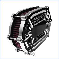 Retro Oval Air Cleaner Filter For Harley Touring 08-16 Dyna 2017 Softail 2016-17
