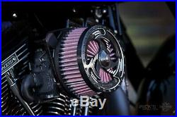 Ricks Harley Softail (103Cui) ab 2016 H. Lector Luftfilter Billet-Alu schwarz