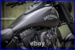 Ricks Harley Softail (103Cui) ab 2016 Rodder Luftfilter Billet-Alu schwarz