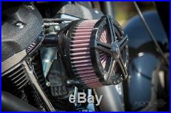 Ricks Harley Softail (110Cui) ab 2016 Apollo 5 Luftfilter Billet-Alu schwarz