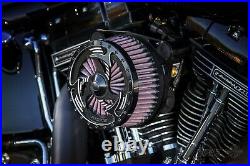 Ricks Harley Softail 1993-2015 H. Lector Luftfilter Billet-Alu schwarz