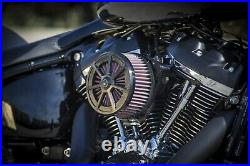 Ricks Harley Sportster EFI 2007 Seven Sins Luftfilter Billet-Alu schwarz
