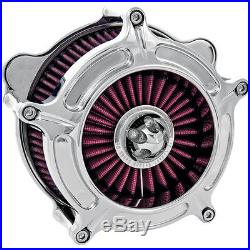 Roland Sands Design Chrome Turbine Air Cleaner for Most Harley Motorcycles