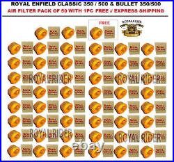 Royal Enfield Classic & Bullet 350 / 500 Air Filter Pack Of 50