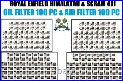 Royal Enfield Himalayan & Scram 411 Air Filter 100pc & Oil Filter 100pc