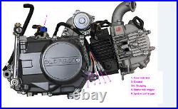 SEMI AUTO LIFAN 125CC Motor Engine Carby Air Filter TaoTao Coolster Dirt Bike