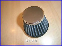 SET OF 4 S&B 55mm K&N STYLE CONE/POD MOTORCYCLE AIR FILTERS RC234