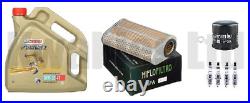 Service Kit Filters Iridium Plugs & Castrol Oil for Honda CB600F Hornet 07-13