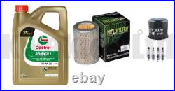 Service Kit Filters Iridium Plugs & Castrol Oil for Honda CBF600N 2004-2006