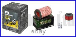 Service Kit Filters Iridium Plugs Silkolene Comp 4 Oil for Honda CX500 78-84