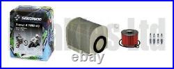 Service Kit Filters Iridium Plugs Silkolene Super 4 Oil Yamaha XJR1300 SP 99-01