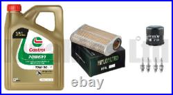 Service Kit Filters Plugs & Castrol Oil for Honda CBF600S 2008-2011