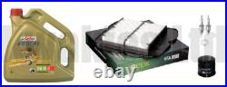 Service Kit Filters Plugs Castrol Oil for Suzuki SV1000S 2003-2007