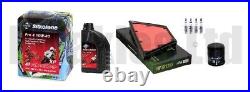Service Kit Filters Plugs Silkolene Pro 4 Oil for Kawasaki ZZR1400 FCF-FFF 12-15