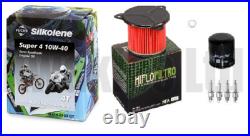 Service Kit Filters Plugs Silkolene Super 4 Oil for Honda XL600V Transalp 87-99